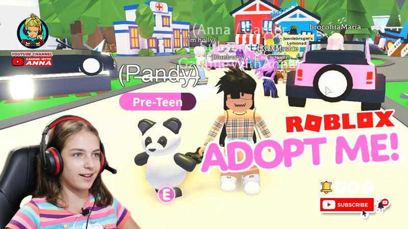 roblox videos with karina playing adopt me