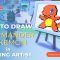 How To Draw Charmander Pokemon In Starving Artist (Step By Step)