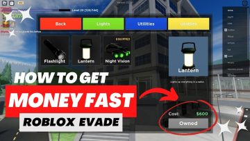 roblox evade how to get money fast